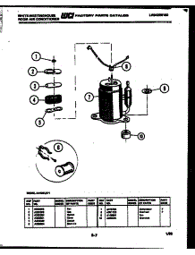 05 - Compressor Parts parts for Frigidaire Air Conditioner AH12EL2T1 from AppliancePartsPros.com
