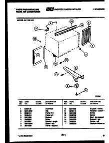 06 - Cabinet And Installation Parts parts for Frigidaire Air Conditioner AL119L1A3 from AppliancePartsPros.com