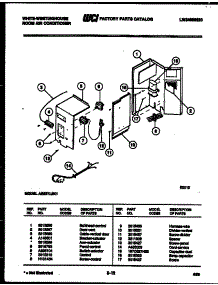 03 - Electrical Parts parts for Frigidaire Air Conditioner AS227L2K1 from AppliancePartsPros.com