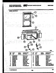 07 - Cabinet And Installation Parts parts for Frigidaire Air Conditioner AS147R1A1 from AppliancePartsPros.com