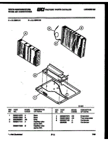 07 - Unit Parts parts for Frigidaire Air Conditioner AL106N1A2 from AppliancePartsPros.com