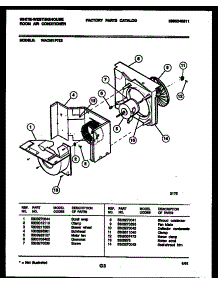 03 - Air Handling Parts parts for Frigidaire Air Conditioner WAC051P7Z2 from AppliancePartsPros.com