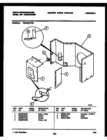 04 - Electrical Parts parts for Frigidaire Air Conditioner WAC051P7Z2 from AppliancePartsPros.com