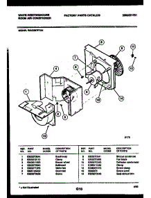 03 - Air Handling Parts parts for Frigidaire Air Conditioner WAC067P7A1 from AppliancePartsPros.com