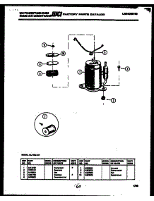 05 - Compressor Parts parts for Frigidaire Air Conditioner AL113L1A1 from AppliancePartsPros.com