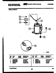 06 - Compressor Parts parts for Frigidaire Air Conditioner AS147N1A1 from AppliancePartsPros.com