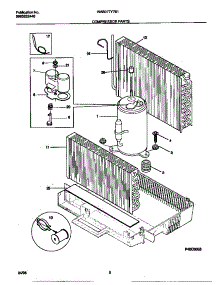 05 - Compressor Parts parts for Frigidaire Air Conditioner WAB077Y7B1 from AppliancePartsPros.com