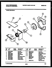 04 - Air Handling Parts parts for Frigidaire Air Conditioner MAS183P2A1 from AppliancePartsPros.com