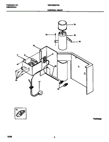 03 - Control  Parts parts for Frigidaire Air Conditioner WAC052G7A3 from AppliancePartsPros.com