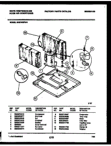 05 - Unit Parts parts for Frigidaire Air Conditioner MAS183P2A1 from AppliancePartsPros.com