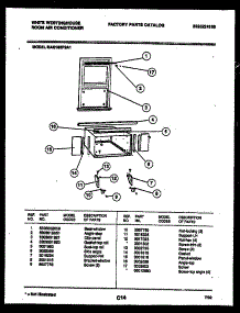 06 - Cabinet And Installation Parts parts for Frigidaire Air Conditioner MAS183P2A1 from AppliancePartsPros.com