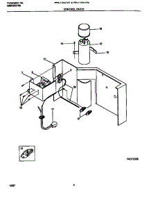 03 - Control  Parts parts for Frigidaire Air Conditioner WAC103G1A2 from AppliancePartsPros.com