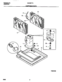 05 - Compressor Parts parts for Frigidaire Air Conditioner WAC086T7A2 from AppliancePartsPros.com