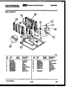 05 - System Parts parts for Frigidaire Air Conditioner WAH086P1T1 from AppliancePartsPros.com
