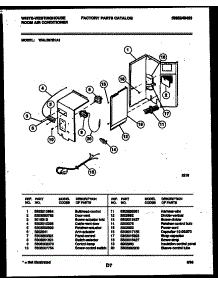 03 - Electrical Parts parts for Frigidaire Air Conditioner WAL087S1A1 from AppliancePartsPros.com