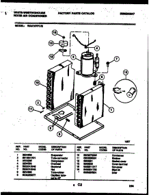 04 - Compressor Parts parts for Frigidaire Air Conditioner WAK107P1V2 from AppliancePartsPros.com