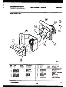 04 - Air Handling Parts parts for Frigidaire Air Conditioner WAC072P7A1 from AppliancePartsPros.com