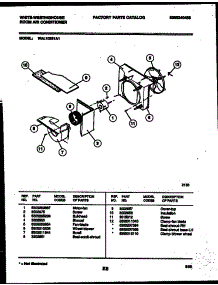 04 - Air Handling Parts parts for Frigidaire Air Conditioner WAL103S1A1 from AppliancePartsPros.com