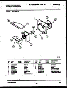 04 - Air Handling Parts parts for Frigidaire Air Conditioner WAL103S1A2 from AppliancePartsPros.com