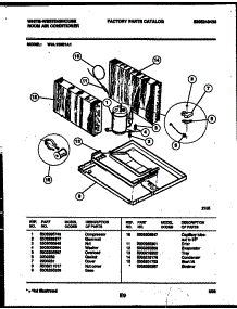 05 - Unit Parts parts for Frigidaire Air Conditioner WAL103S1A1 from AppliancePartsPros.com