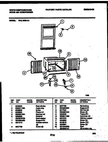 06 - Cabinet And Installation Parts parts for Frigidaire Air Conditioner WAL103S1A1 from AppliancePartsPros.com