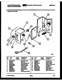 03 - Electrical Parts parts for Frigidaire Air Conditioner WAH117P2T2 from AppliancePartsPros.com