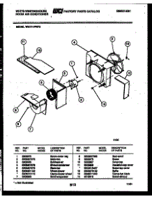 04 - Air Handling Parts parts for Frigidaire Air Conditioner WAH117P2T2 from AppliancePartsPros.com