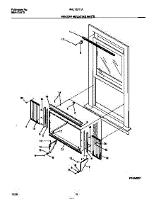 06 - Window Mounting Parts parts for Frigidaire Air Conditioner WAL123Y1A2 from AppliancePartsPros.com
