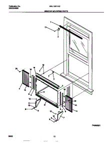 06 - Window Mounting Parts parts for Frigidaire Air Conditioner WAL106Y1A2 from AppliancePartsPros.com