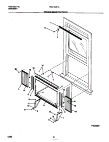 06 - Window Mounting Parts parts for Frigidaire Air Conditioner WAL123S1A5 from AppliancePartsPros.com