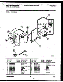 03 - Electrical Parts parts for Frigidaire Air Conditioner WAS183S2A2 from AppliancePartsPros.com