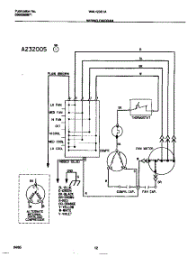07 - Wiring Diagram parts for Frigidaire Air Conditioner WAL123S1A5 from AppliancePartsPros.com