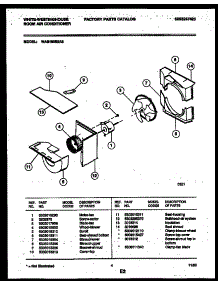 04 - Air Handling Parts parts for Frigidaire Air Conditioner WAS183S2A2 from AppliancePartsPros.com