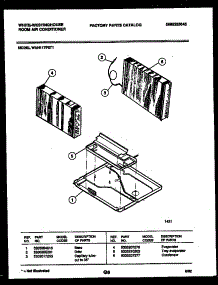 06 - System Parts parts for Frigidaire Air Conditioner WAH117P2T1 from AppliancePartsPros.com