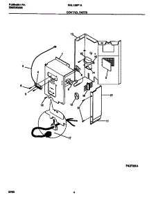 03 - Control Parts parts for Frigidaire Air Conditioner WAL126P1A2 from AppliancePartsPros.com