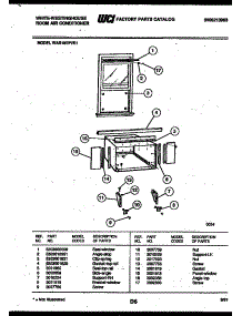 06 - Cabinet And Installation Parts parts for Frigidaire Air Conditioner WAS18EP2K1 from AppliancePartsPros.com