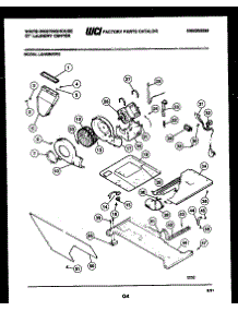 03 - Motor And Blower Parts parts for Frigidaire Washer Dryer Combo LE400MXW2 from AppliancePartsPros.com