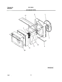 07 - Air Handling parts for White Westinghouse Air Conditioner WAL128K2A1 from AppliancePartsPros.com