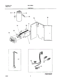 05 - Controls parts for White Westinghouse Air Conditioner WAL128K2A2 from AppliancePartsPros.com