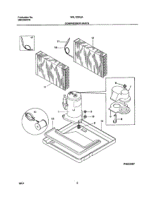 09 - Compressor Parts parts for White Westinghouse Air Conditioner WAL128K2A1 from AppliancePartsPros.com