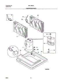 09 - System parts for White Westinghouse Air Conditioner WAL128K2A2 from AppliancePartsPros.com