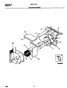 04 - Air Handling Parts parts for Frigidaire Air Conditioner WAV157F1A2 from AppliancePartsPros.com