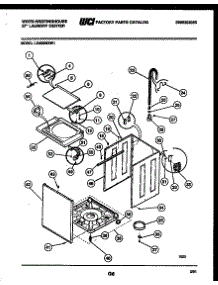 05 - Cabinet Parts parts for Frigidaire Washer Dryer Combo LG400MXW1 from AppliancePartsPros.com