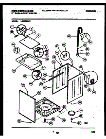 05 - Cabinet Parts parts for Frigidaire Washer Dryer Combo LG400SXD1 from AppliancePartsPros.com