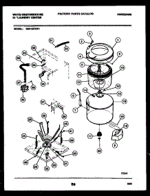 05 - Tubs, Water Valve And Lid Switch parts for Frigidaire Washer Dryer Combo SM115PXW1 from AppliancePartsPros.com