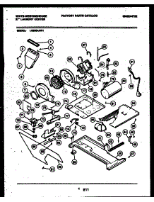 03 - Motor And Blower Parts parts for Frigidaire Washer Dryer Combo LG600AXW1 from AppliancePartsPros.com