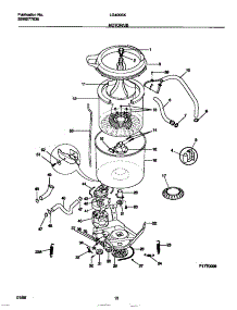 06 - Motor / Tub parts for Frigidaire Washer Dryer Combo LG400SXD3 from AppliancePartsPros.com