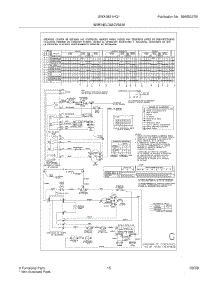 15 - Wiring Diagram parts for White Westinghouse Washer Dryer Combo SWXG831HQ1 from AppliancePartsPros.com