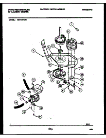 06 - Washer Drive System And Pump parts for Frigidaire Washer Dryer Combo SM115PXW3 from AppliancePartsPros.com
