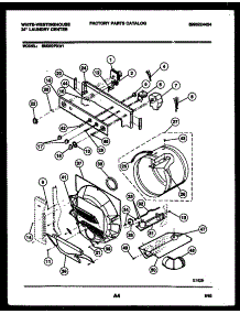 03 - Console, Control And Drum parts for Frigidaire Washer Dryer Combo SM230PXW1 from AppliancePartsPros.com